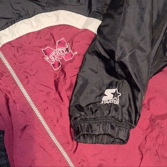 Vintage Starter Mississippi State Windbreaker Jacket - Picture 2 of 5